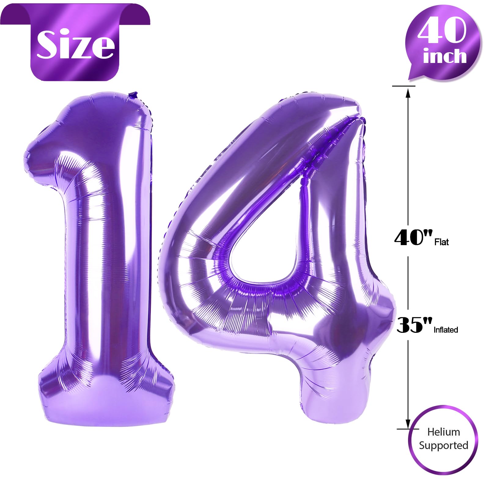 IWERP 14-balloon supports helium or air inflation for flexible display.