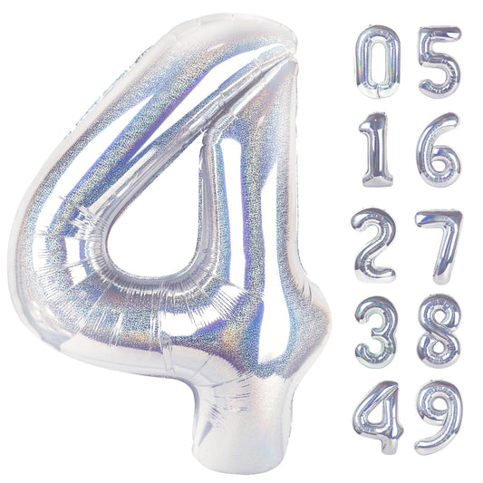 IWERP Laser Silver 4 Balloon centered on stage creates a bright photo backdrop.