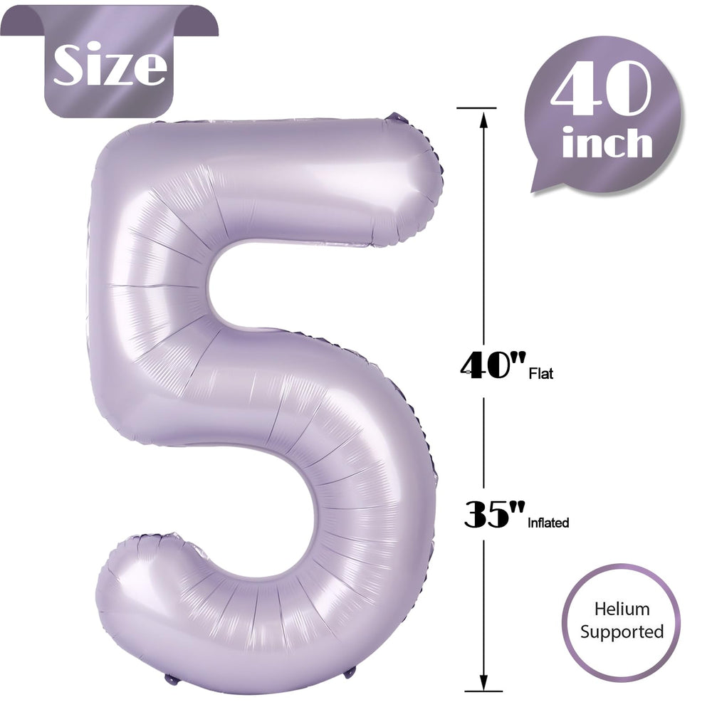 IWERP self-sealing lilac 5 balloon simplifies inflation and reuse for future events.