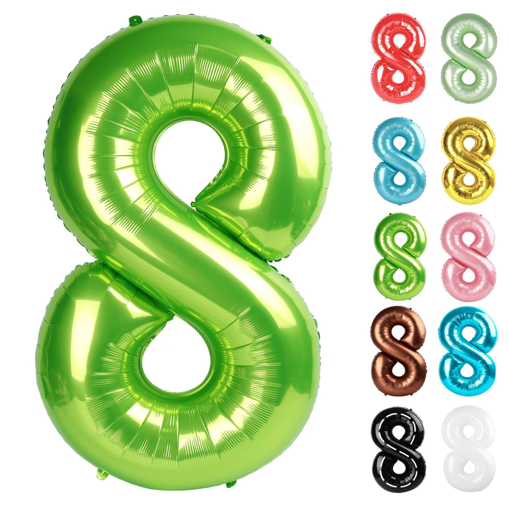 IWERP light green 40-inch 8-balloon creates a bold photo backdrop