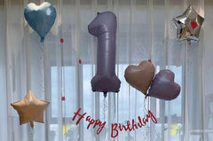 IWERP lilac balloon exudes shimmering elegance for birthdays and milestones.
