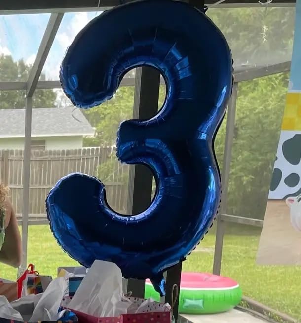 IWERP Metallic Blue 3 balloon durable material stands up to celebrations.