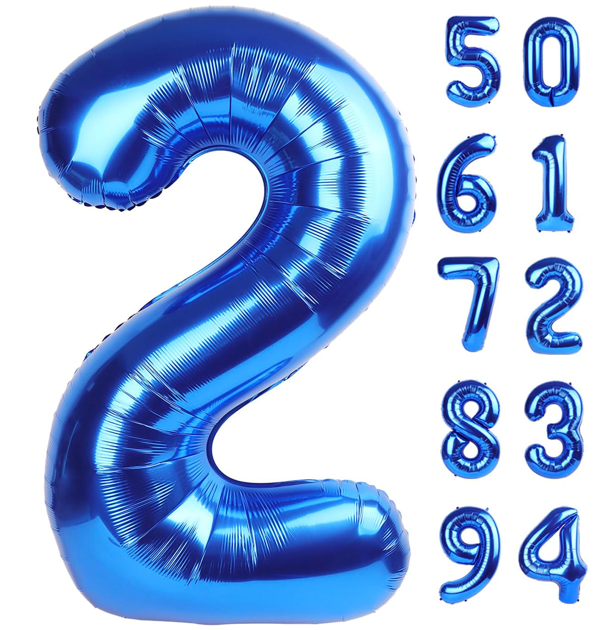 IWERP Navy Blue 2 balloon 40-inch creates a striking photo backdrop.