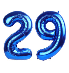 IWERP navy blue 29 balloon 40 inch enhances milestone photos with a dramatic backdrop.
