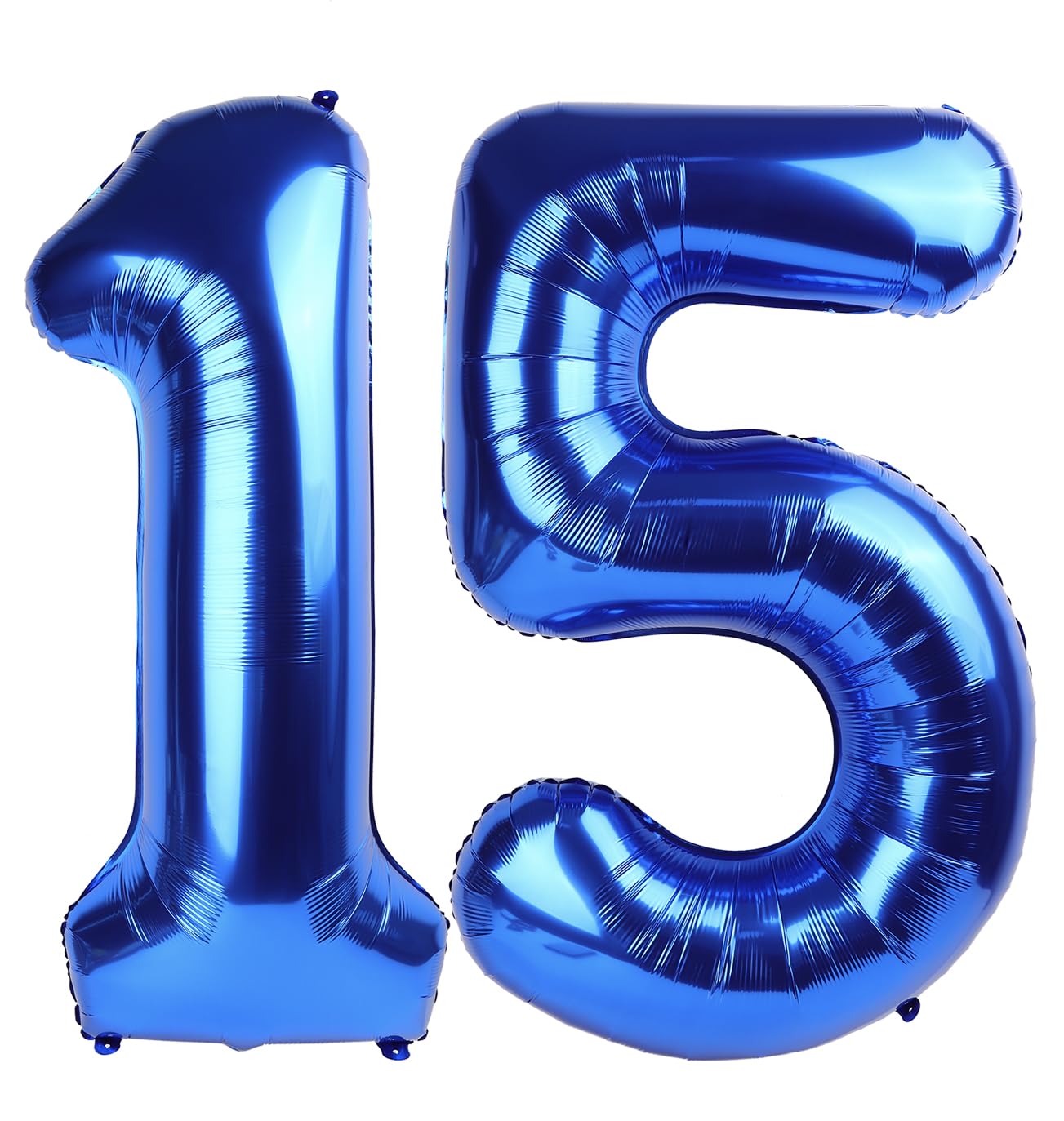 IWERP Navy Blue 40-inch Number 15 Balloon for bold birthday photos