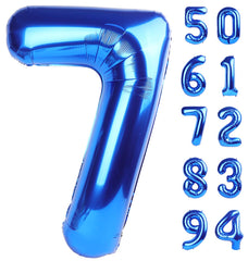 IWERP navy blue 7-balloon 40-inch creates a bold birthday photo backdrop.