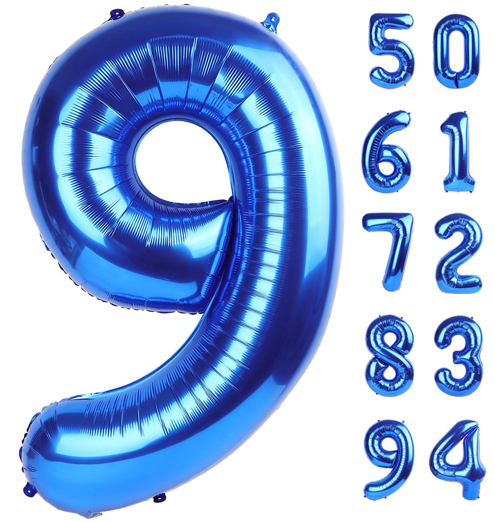 IWERP Navy Blue 9 balloon in 40-inch setup creates a bold focal point.