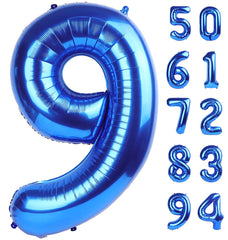 IWERP Navy Blue 9 balloon in 40-inch setup creates a bold focal point.