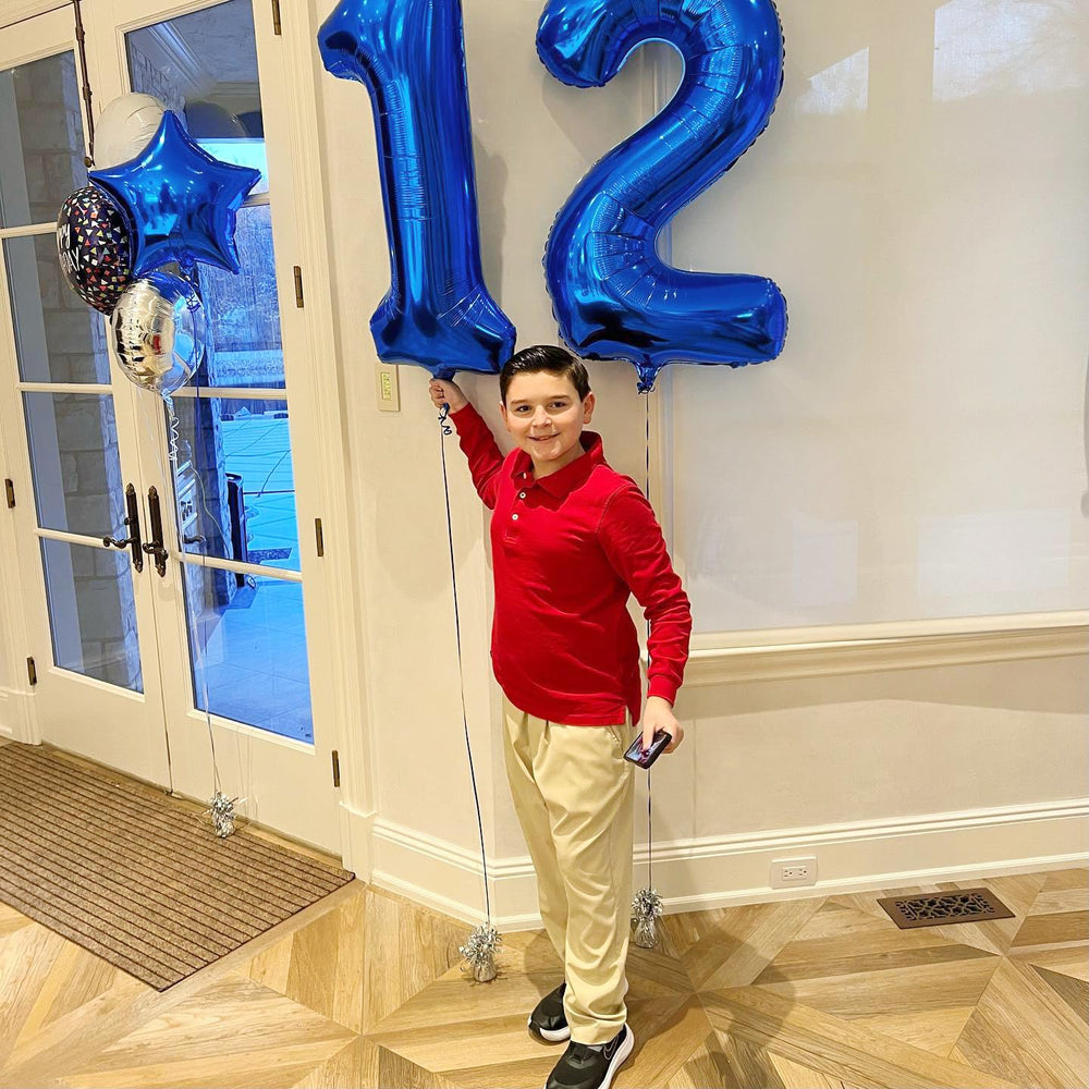 IWERP 12th birthday decor pairs with other blue accents for photo-ready moments