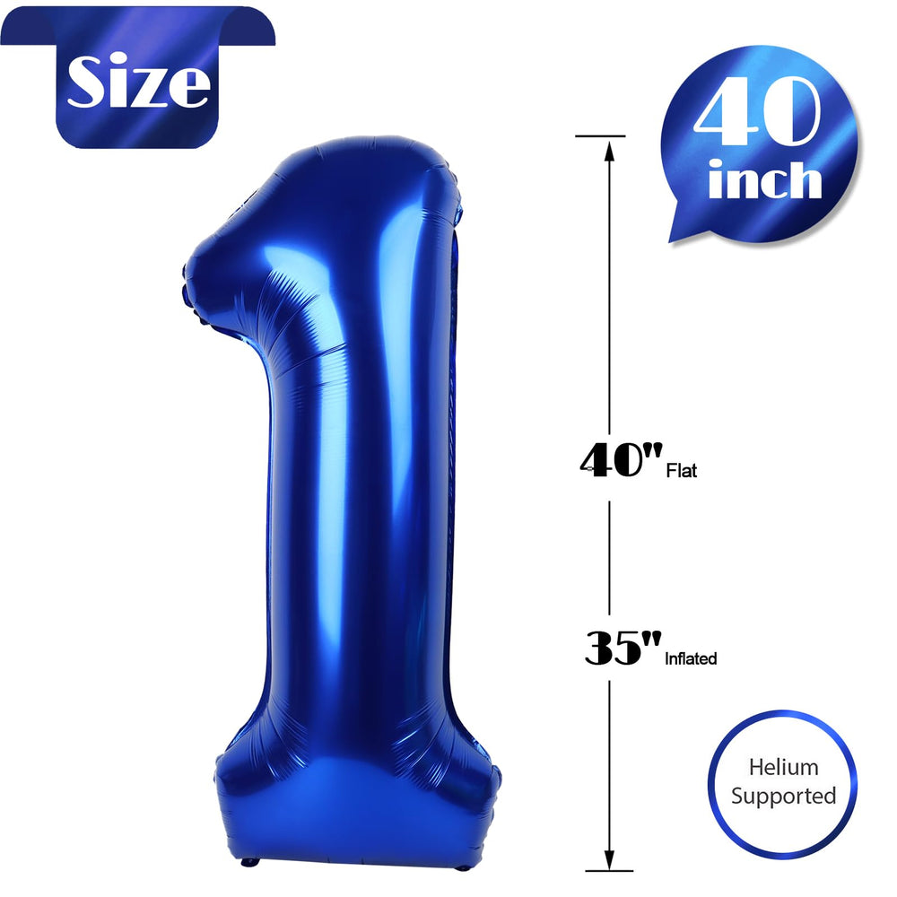 IWERP Night Blue 40-inch centerpiece balloon elevates table displays.