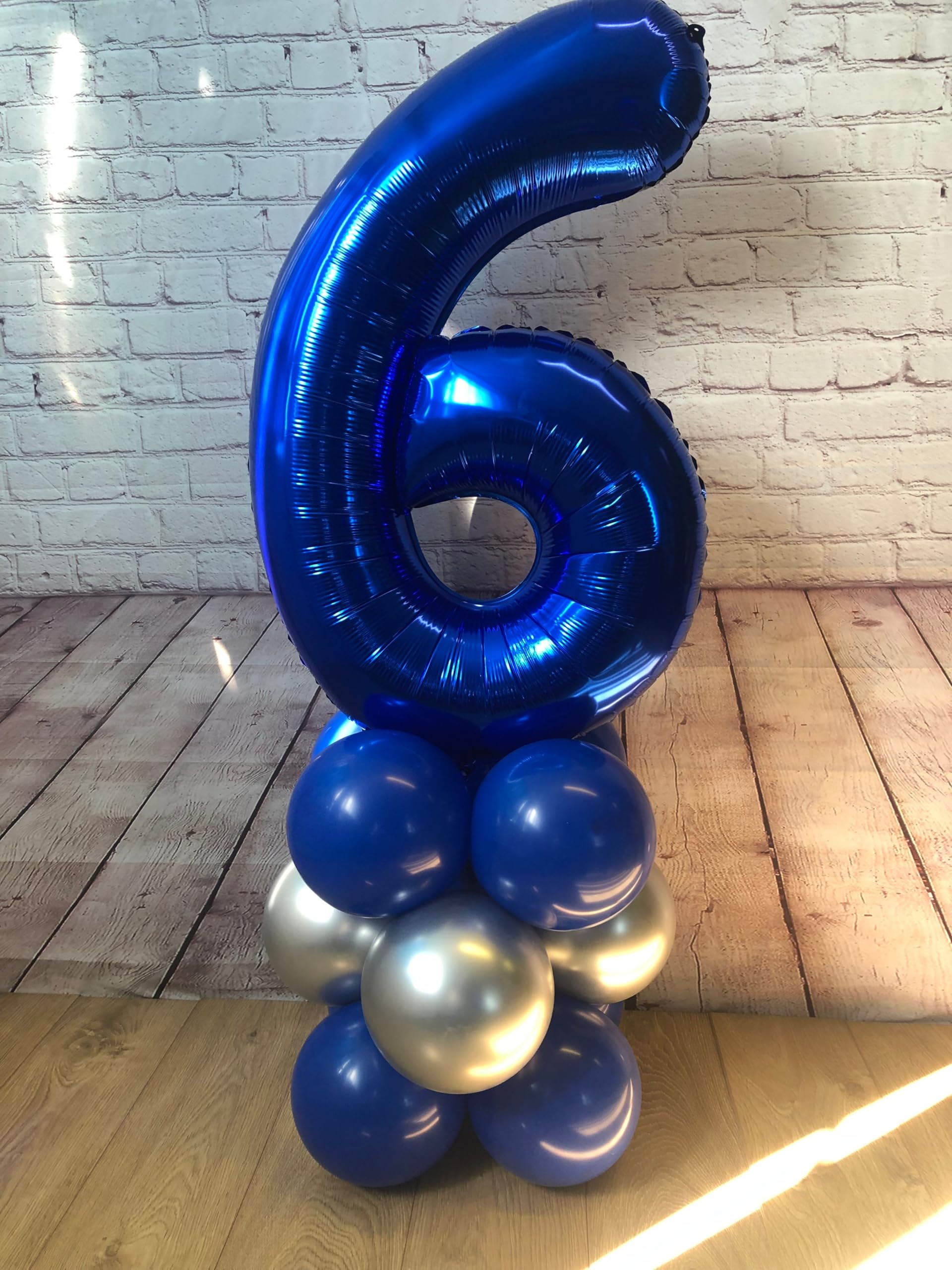 Helium or air inflation options for IWERP night blue 1 balloon