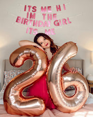 IWERP number 16 balloon holds helium for floating effect.