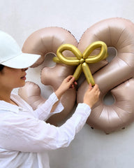IWERP light brown 3-balloon pairs with other decor.