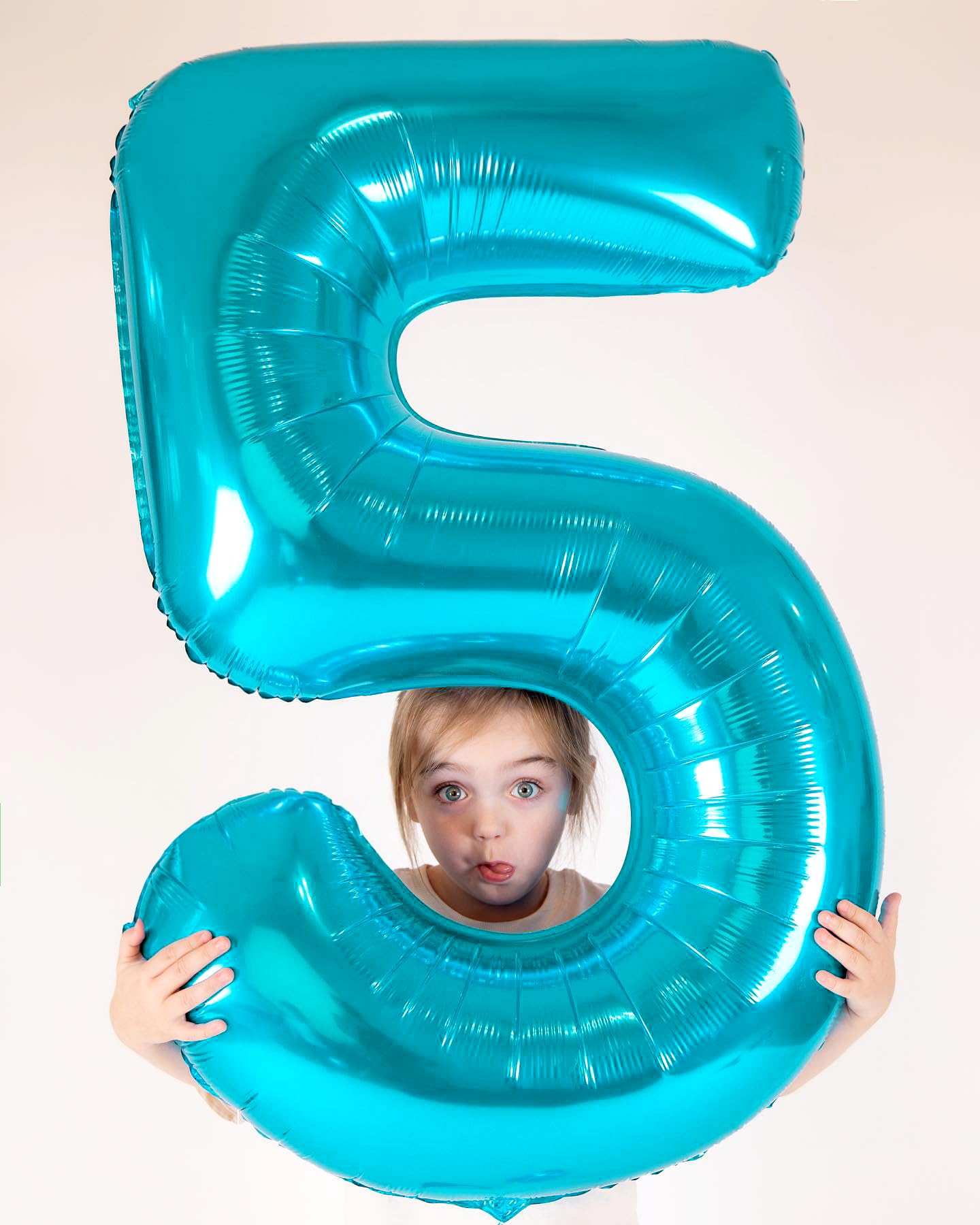 IWERP number-5-balloon-foil-blue ideal for vibrant backdrops.