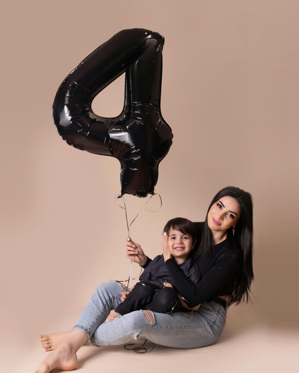IWERP black number 14 balloon decor for stylish party themes