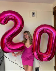 IWERP hanging number balloon for versatile decor and photo moments.