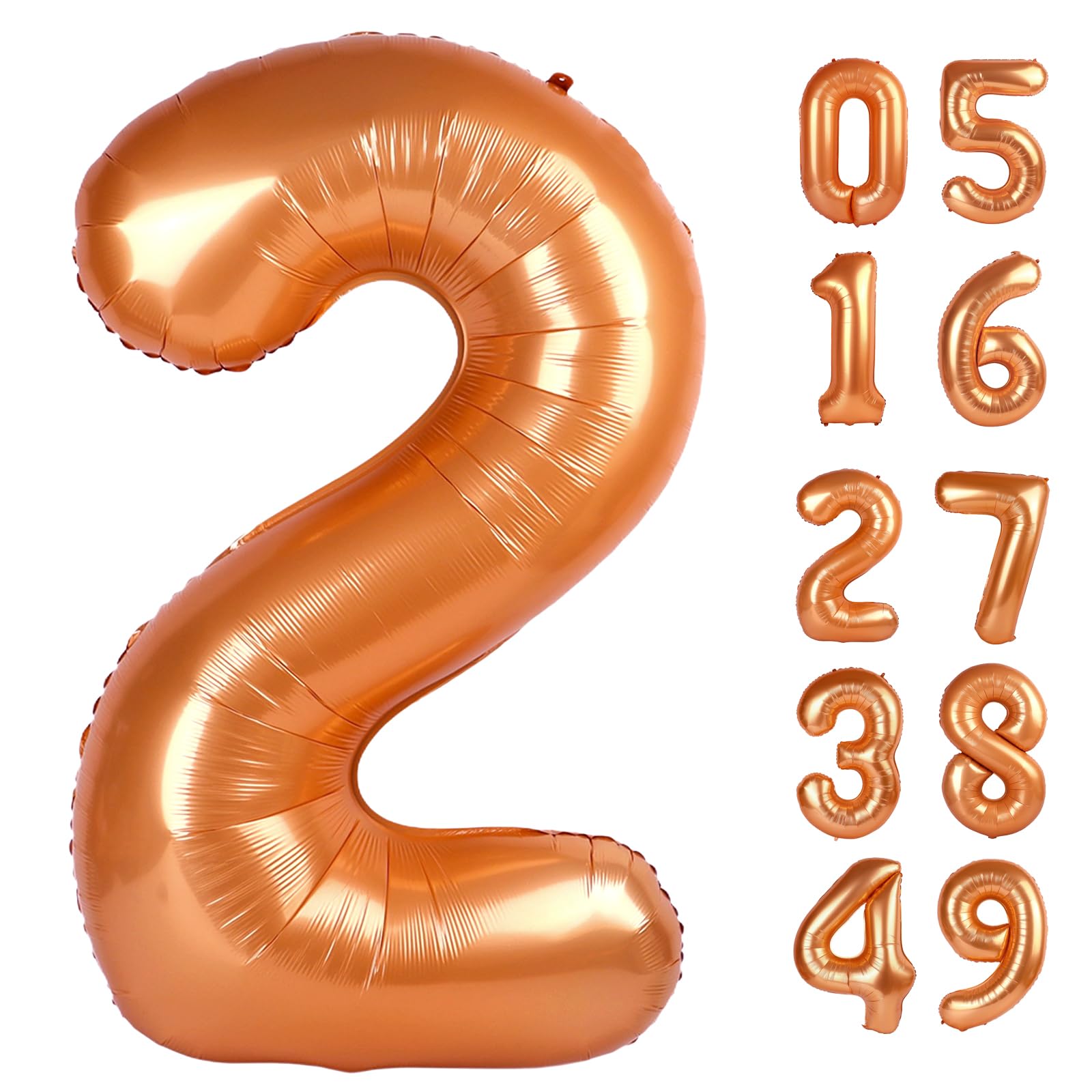 IWERP Orange 2 Balloon 40 inch creates a bold focal point for photos