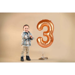 IWERP Orange 2 Balloon foil finish adds radiant party elegance