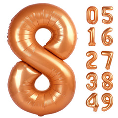 IWERP orange 8 balloon 40 inch centerpiece for photos