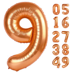 IWERP Orange 9 balloon 40 inch creates photo-ready centerpiece.