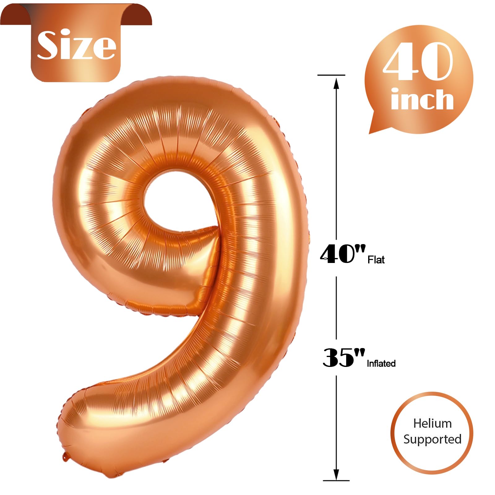 IWERP self-sealing foil balloon inflates quickly and stores for reuse.