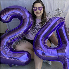 IWERP Pairs easily with other number balloons for personalized displays.
