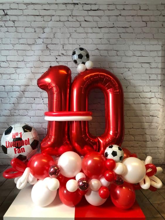IWERP party centerpiece option that matches red theme