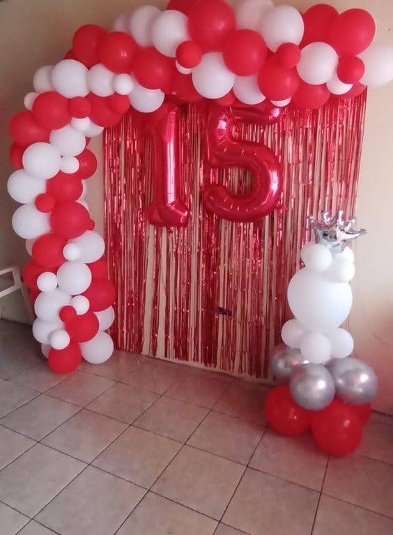 IWERP party entrance accent red 6 balloon enhances celebrations for boys and girls