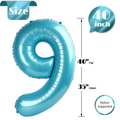 IWERP pearlescent blue 40-inch balloon offers versatile hanging display