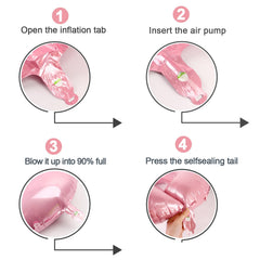 IWERP Pearlescent Pink 40-inch number 8 wall display balloon
