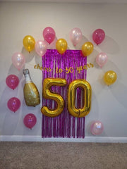 iwerp premium gold number 3 balloon for versatile party styling