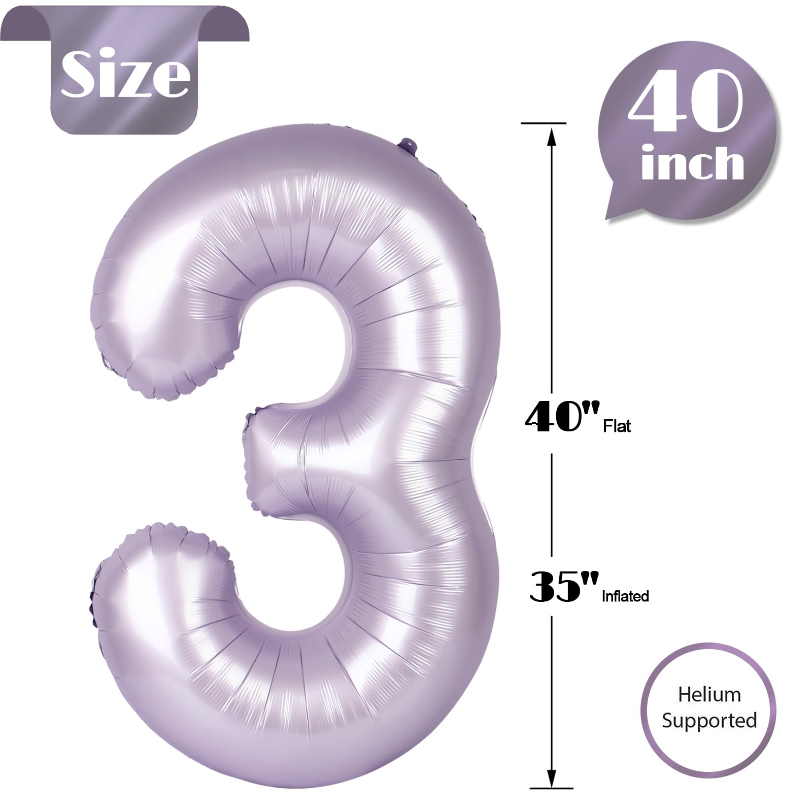 IWERP pro-level decor with lilac foil balloon, perfect photo ops.