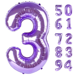 IWERP Purple 40-inch 3-balloon decor for memorable photoshoots.