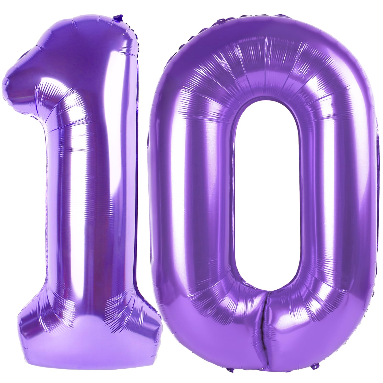 IWERP purple 10-number balloon 40 inch for photo backdrop