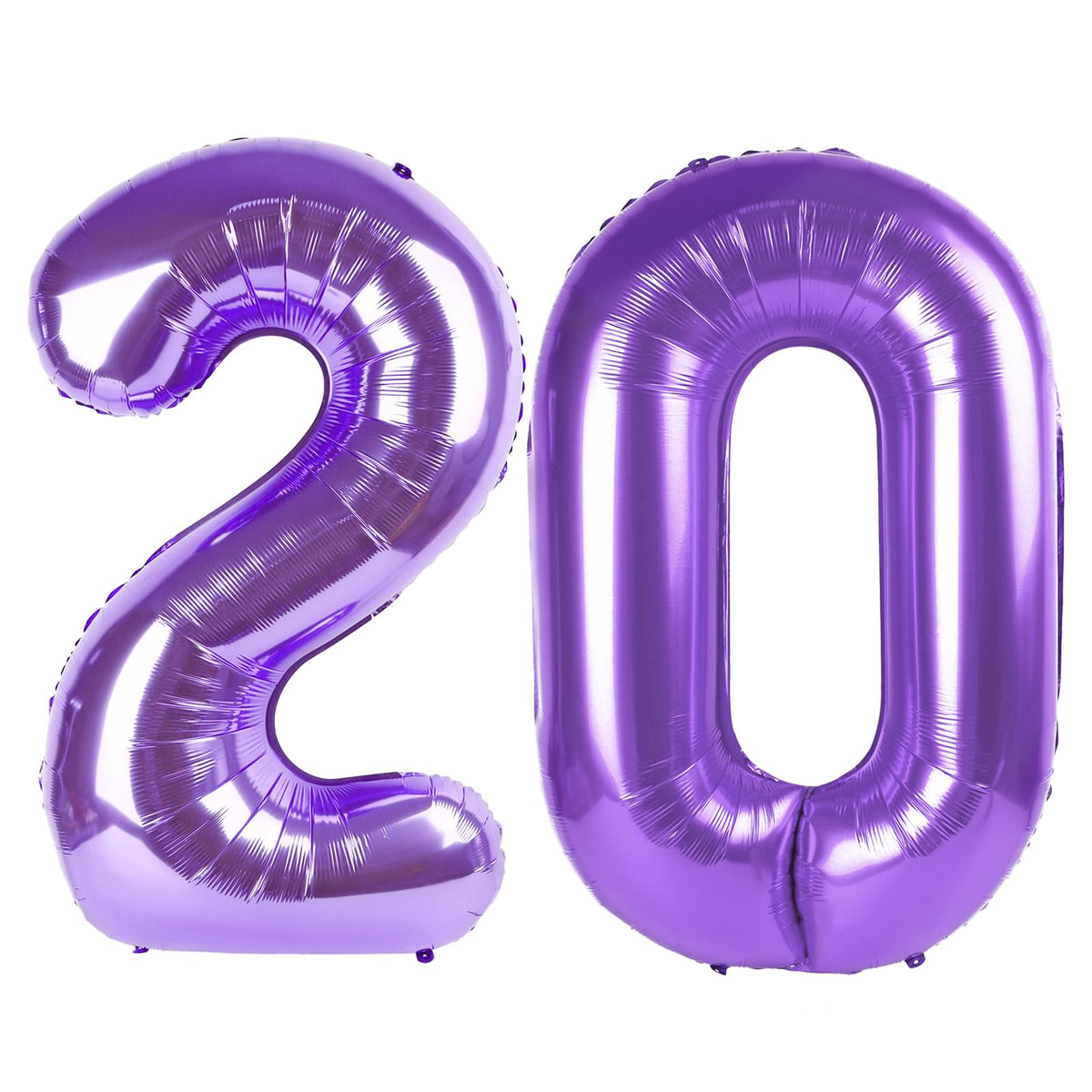IWERP Purple Number 20 Balloon 40 inch creates a striking birthday backdrop.
