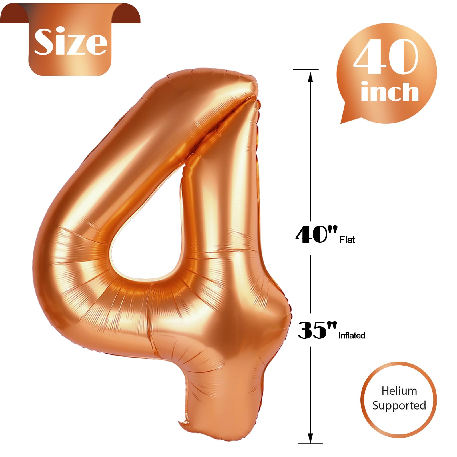 IWERP radiant orange hue balloon adds warm, elegant ambience.