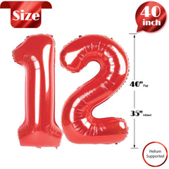 IWERP red birthday decorations serve as a striking focal point for parties.