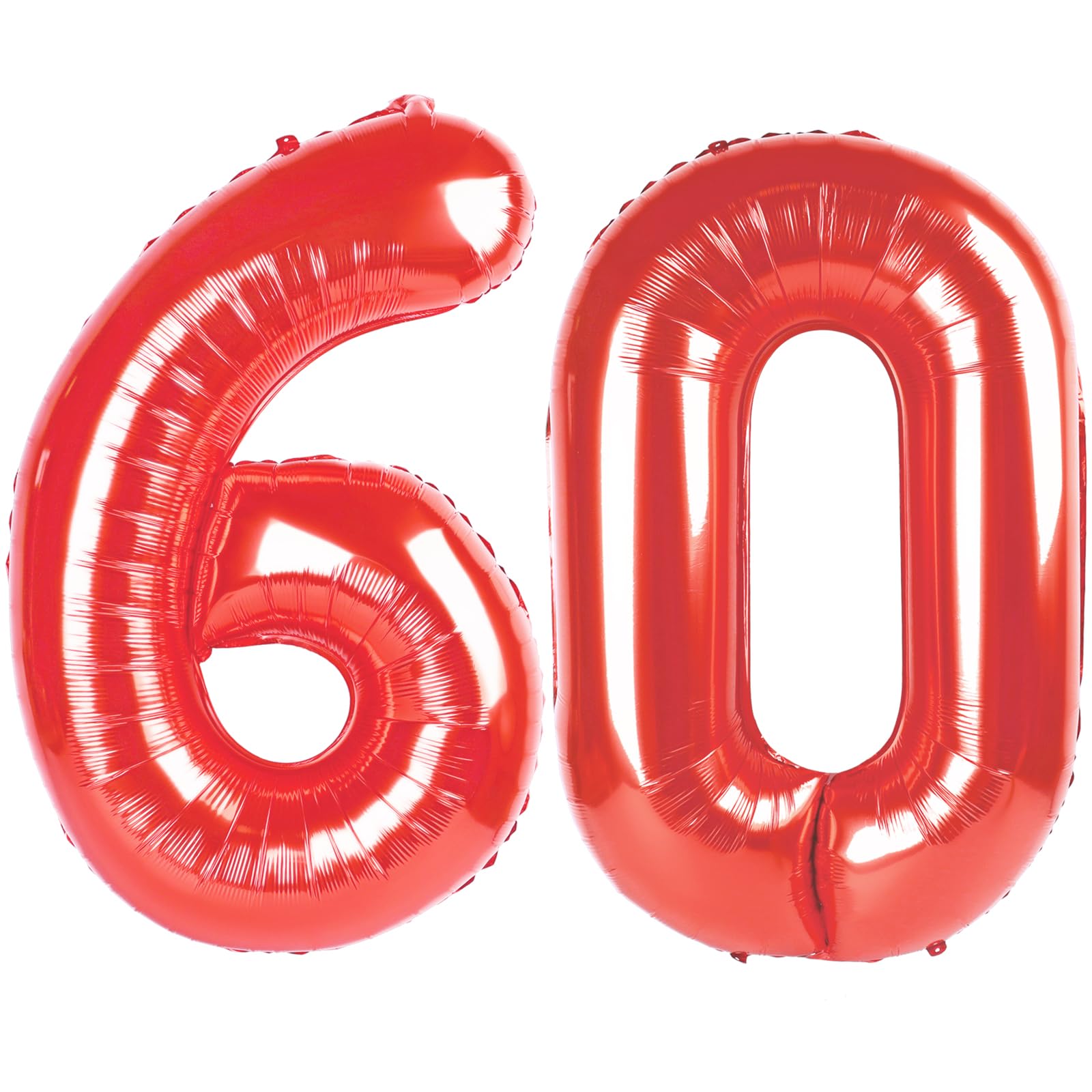 IWERP red 60 number balloon 40 inch for a striking photo backdrop.