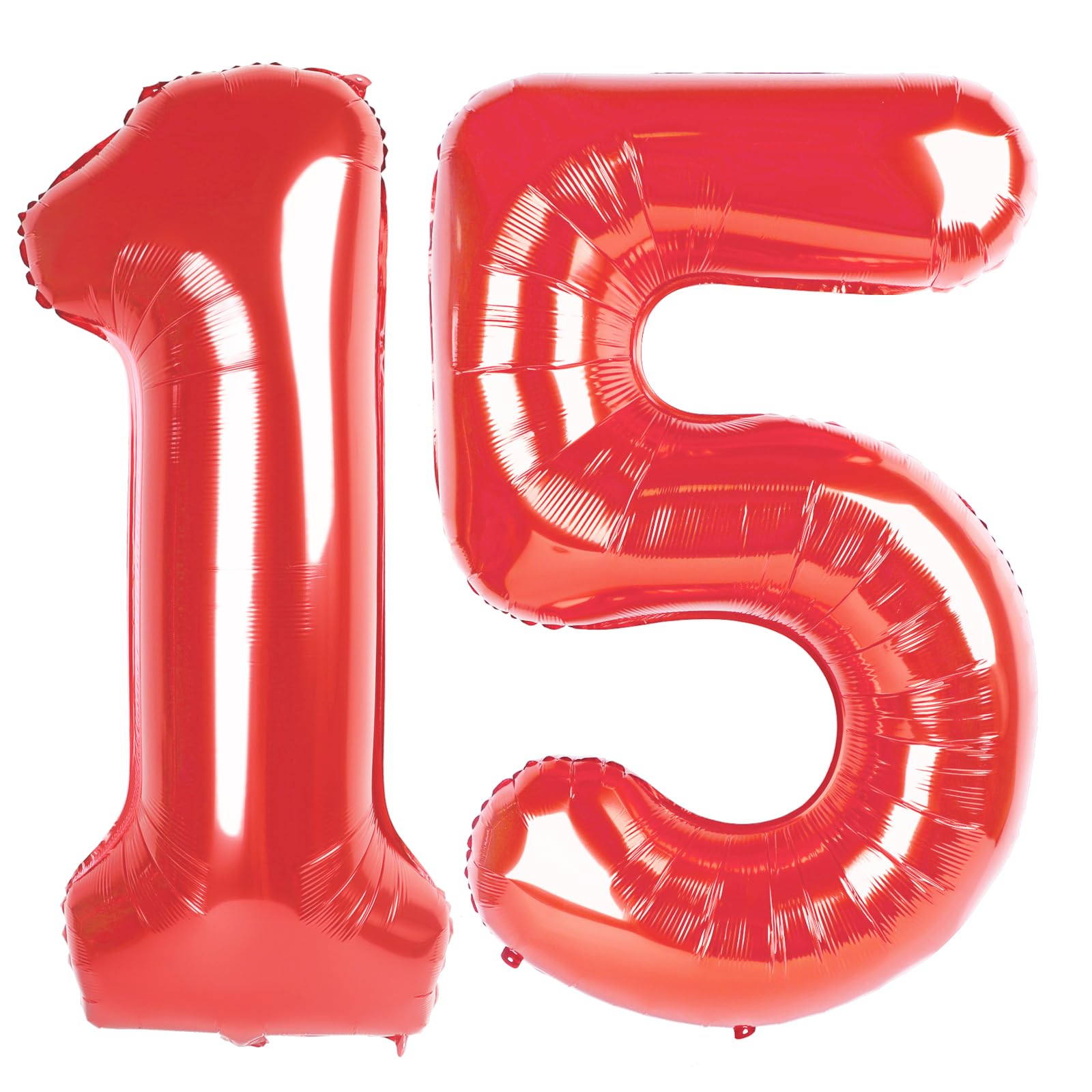 IWERP red number balloon 40-inch creates a bold birthday backdrop.
