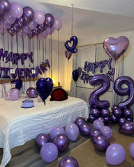 IWERP regal purple balloon 17 adds elegant party flair.