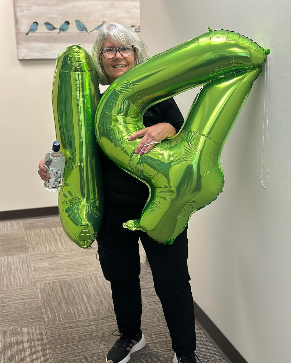 IWERP reusable storage tips for the 0 balloon after celebration.