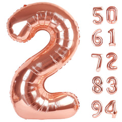 IWERP Rose Gold 2 balloon 40-inch centerpiece for photoshoots and party backdrops