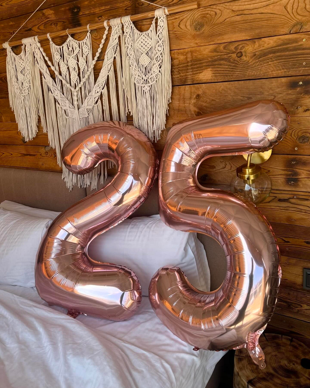 IWERP rose-gold celebration balloon foil adds premium vibe to any age-appropriate party.