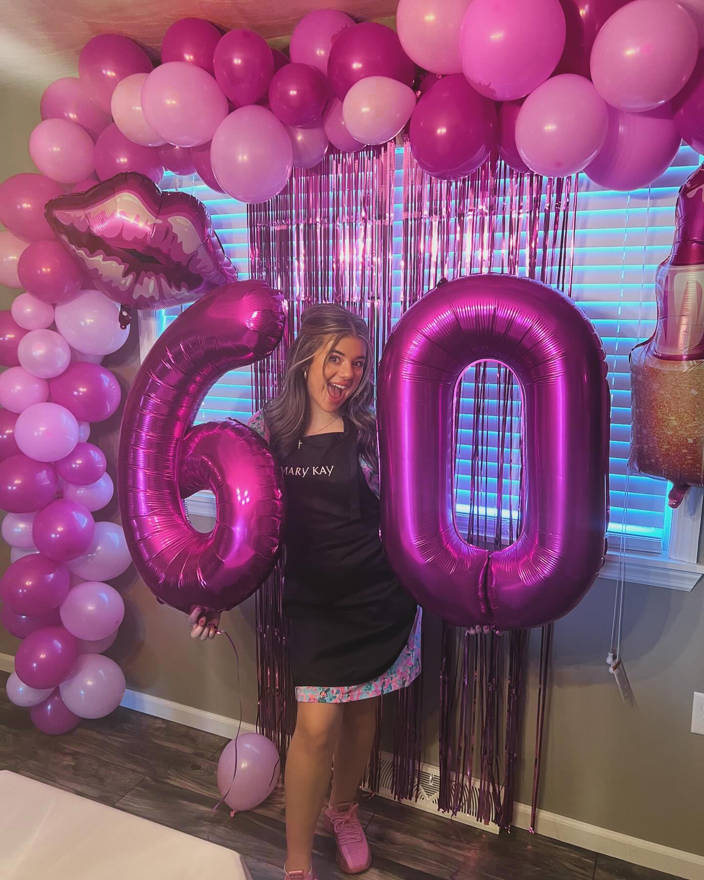 IWERP reusable rosy purple balloon after party, easy to deflate and store.