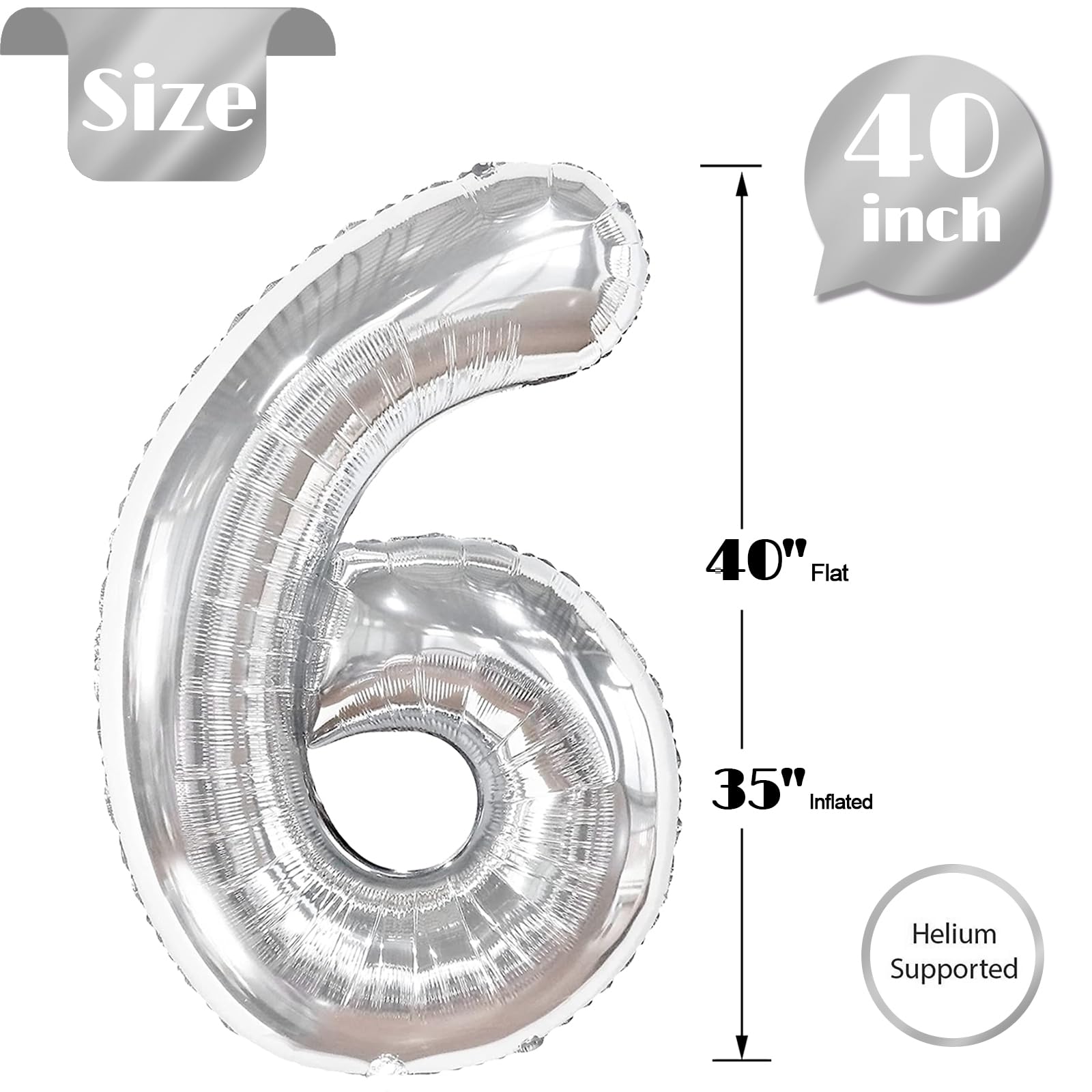 IWERP self-sealing 6 balloon with easy inflation and reuse.
