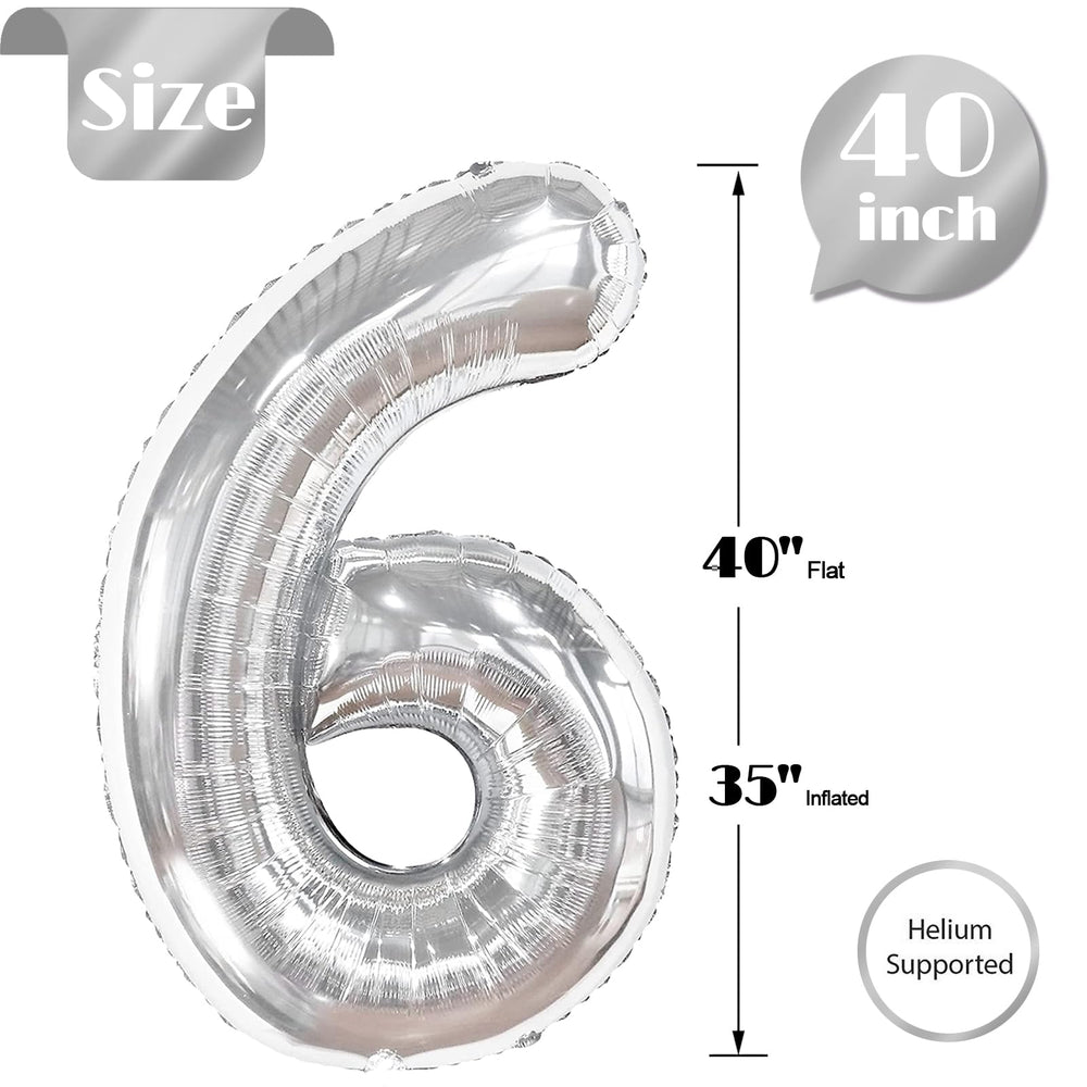 IWERP self-sealing 6 balloon with easy inflation and reuse.