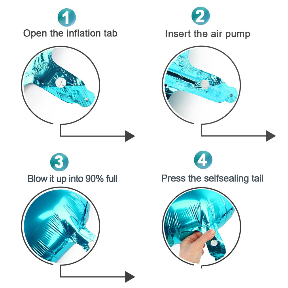 IWERP self-sealing 9 balloon makes inflation and deflation effortless