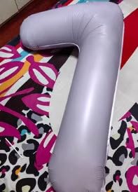 IWERP Self-sealing Lilac Number 0 balloon inflates easily and stores for reuse.