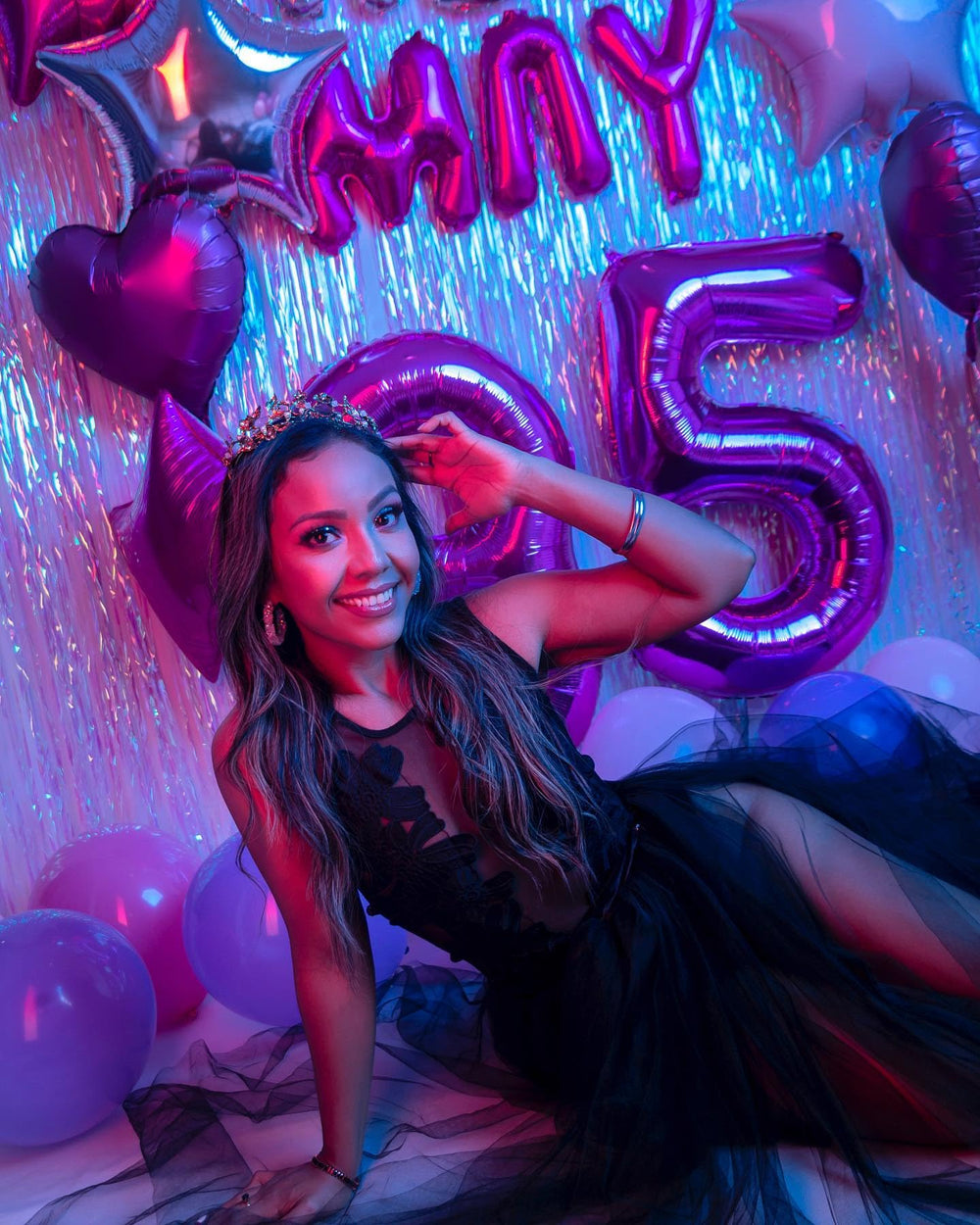 IWERP royal purple number balloon 18 elevates party decor.