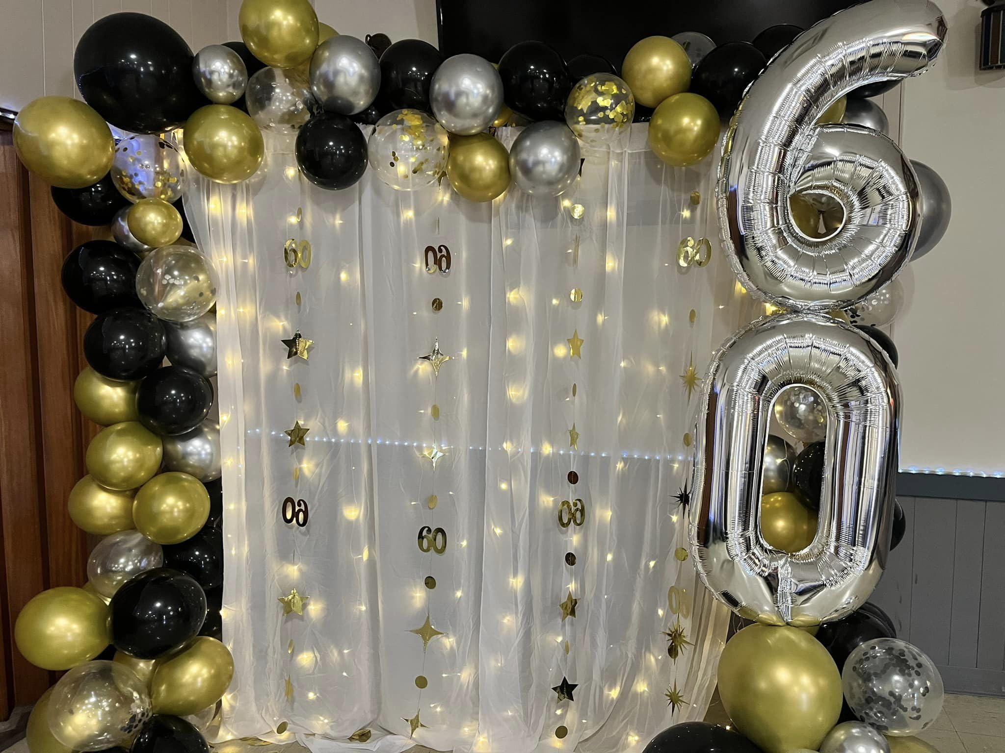 IWERP self-sealing silver 40 balloon saves time during setup